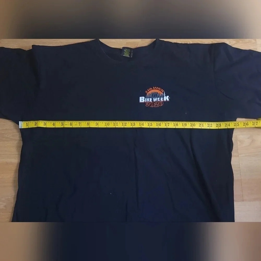 ARIZONA BIKE WEEK 2020 Scottsdale Black T-shirt Size XL - Picture 3 of 7